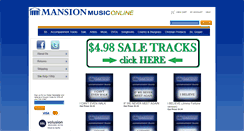 Desktop Screenshot of mansionmusiconline.com